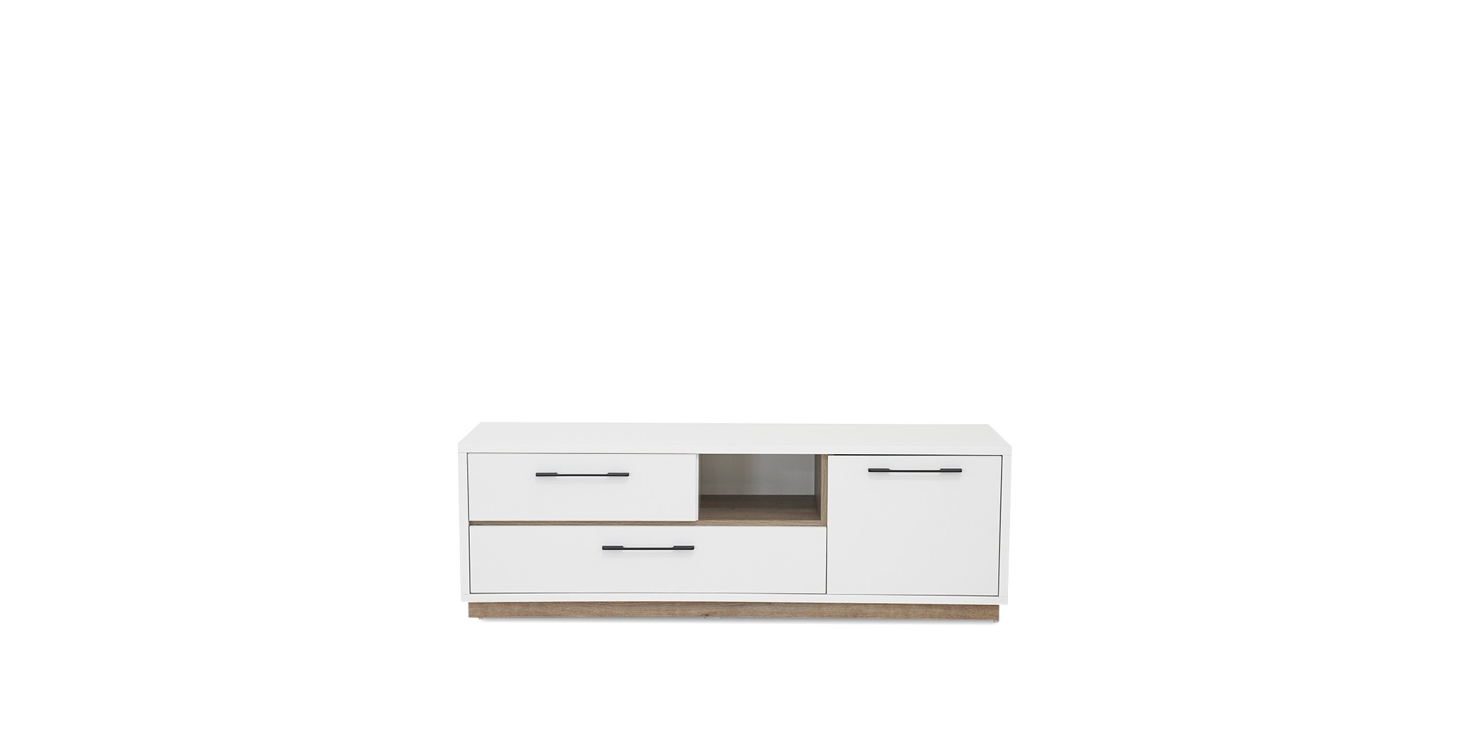 Elnora TV Cabinet White & Relic Oak