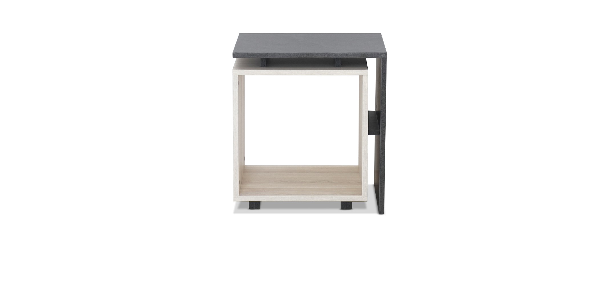 Marina Side Table Slate & American White Ash
