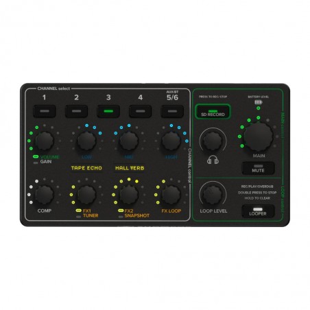 Mackie 2055123-01 ShowBox-Battery Powered All-In One Performance Rig With Breakaway Mix Control EU