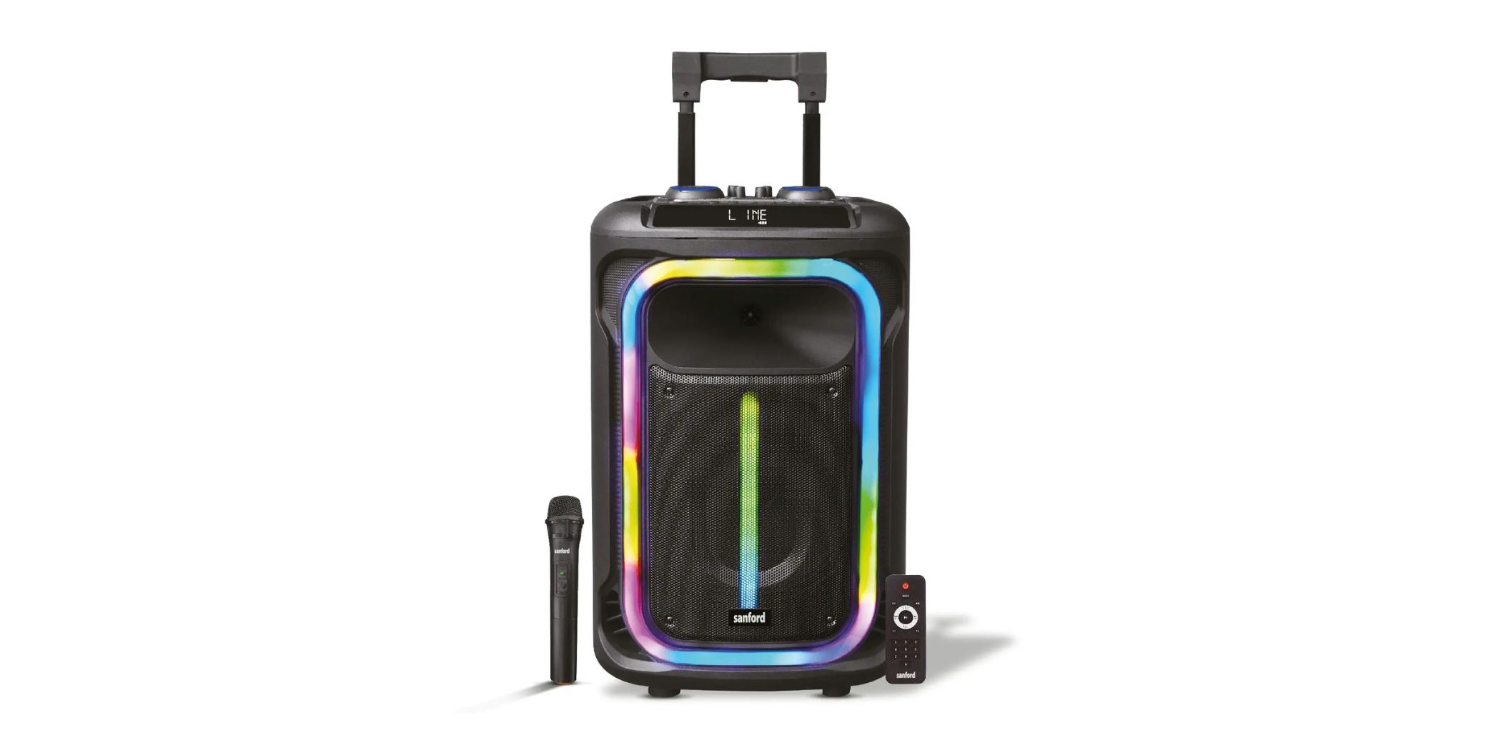 Sanford SF2270SS Rechargeable one box trolley speaker 45,000W PMPO