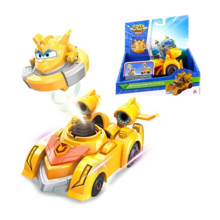 Auldey Spinning Golden Boy & Vehicle EU770331