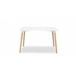 Adrian Table & 4 Chairs White