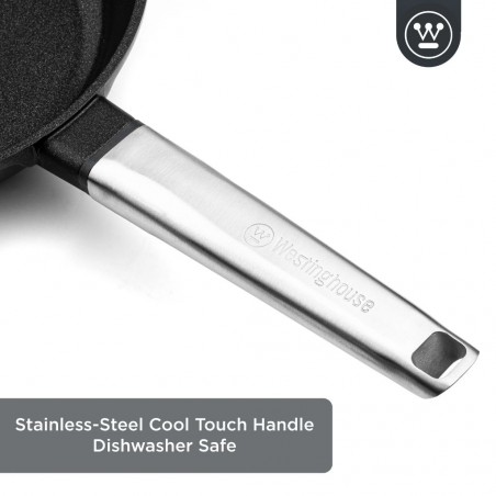 Westinghouse 28cm Black Cast Aluminum Grillpan Performance Series WCFP0095G28BK