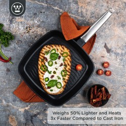Westinghouse 28cm Black Cast Aluminum Grillpan Performance Series WCFP0095G28BK