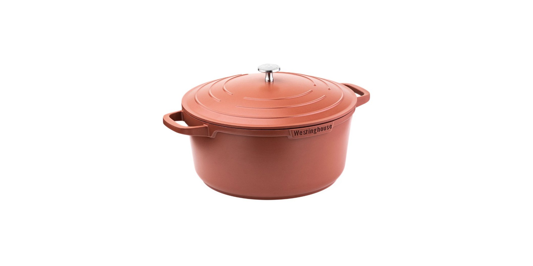 Westinghouse 24cm Red Cast Aluminum Casserole With Lid Performance Series WCCC0095024OR