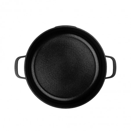 Westinghouse 24cm Black Cast Aluminum Casserole With Lid Performance Series WCCC0095024BK