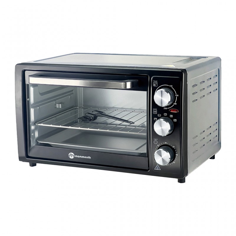 Mammouth MEO-48S 48L S/Steel Electric Oven With Convection & Rotisserie Function Mammouth MEO-48S 48L S/Steel Electric Oven With Convection & Rotisserie Function