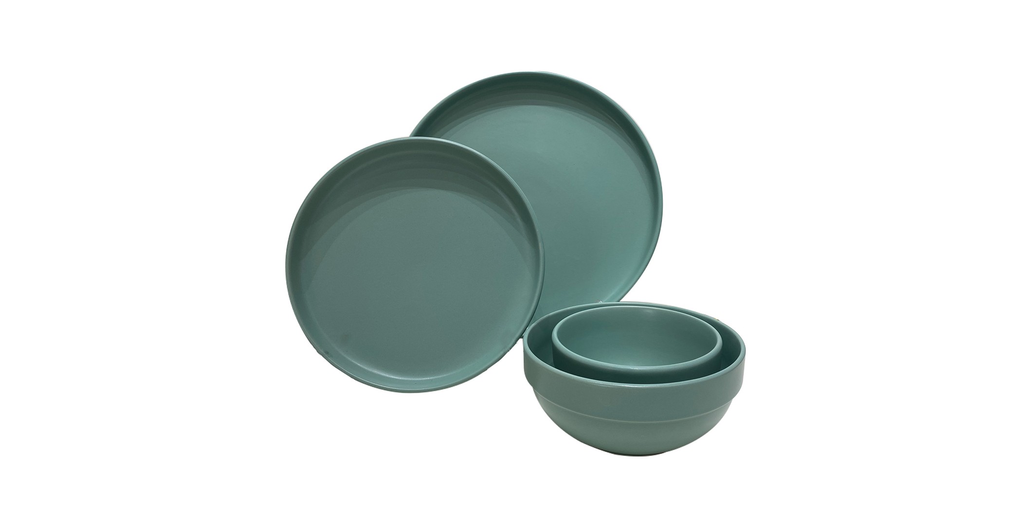 Dinner Set 24 Pcs Turquoise