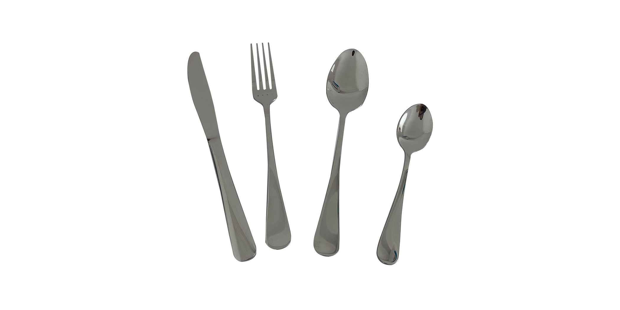 Cutlery Set 24 Pcs Plain Without Dots
