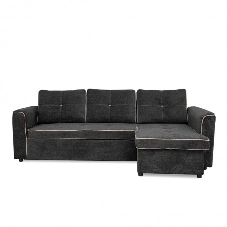 Conrad Pull Out Sofabed Chaise Storage Unit Grey