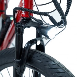 Champion EBK-614 250 Watts (0.25Kw) 27.5" Red Electric Bike Fat Tyre