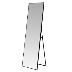 Leaning Full-Length Floor Mirror Black Leaning Full-Length Floor Mirror Black
