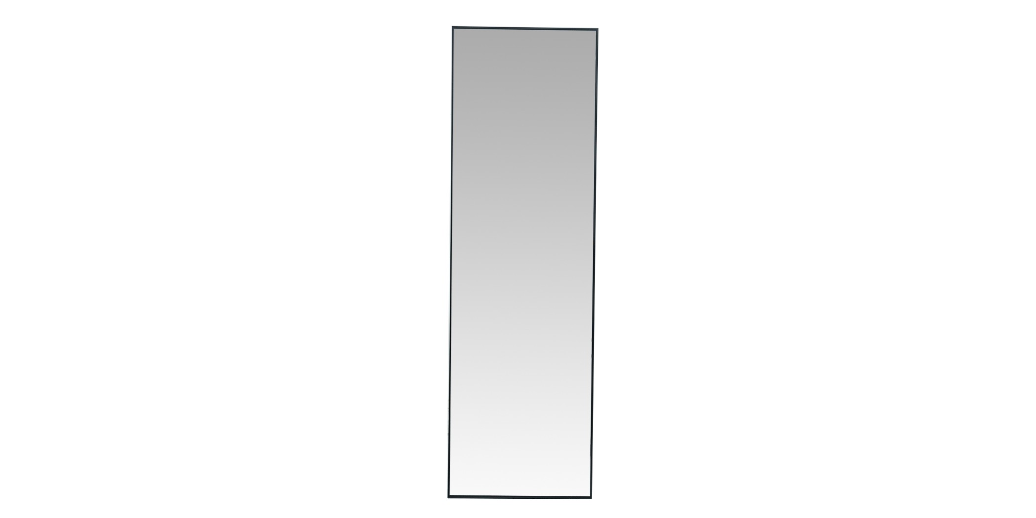 Leaning Full-Length Floor Mirror Black Leaning Full-Length Floor Mirror Black