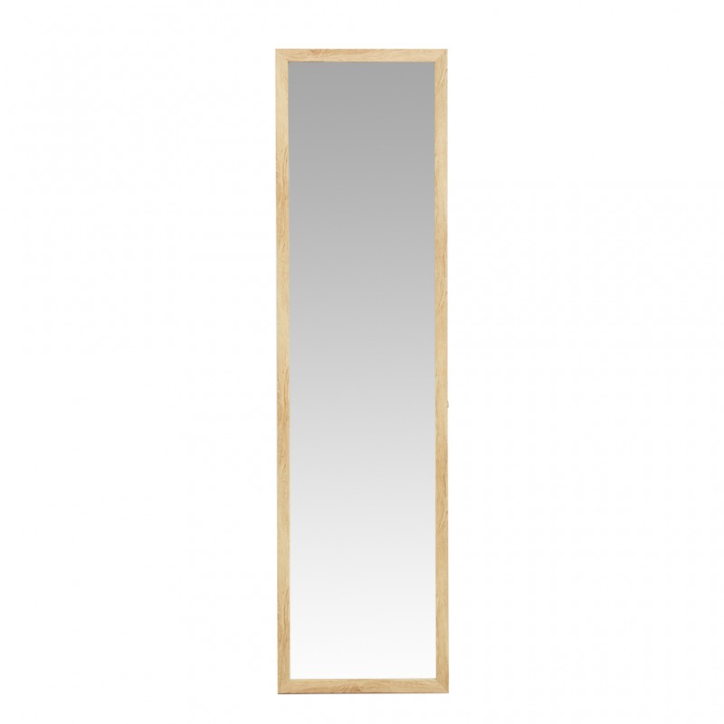 Leaning Full-Length Floor Mirror Beige Leaning Full-Length Floor Mirror Beige