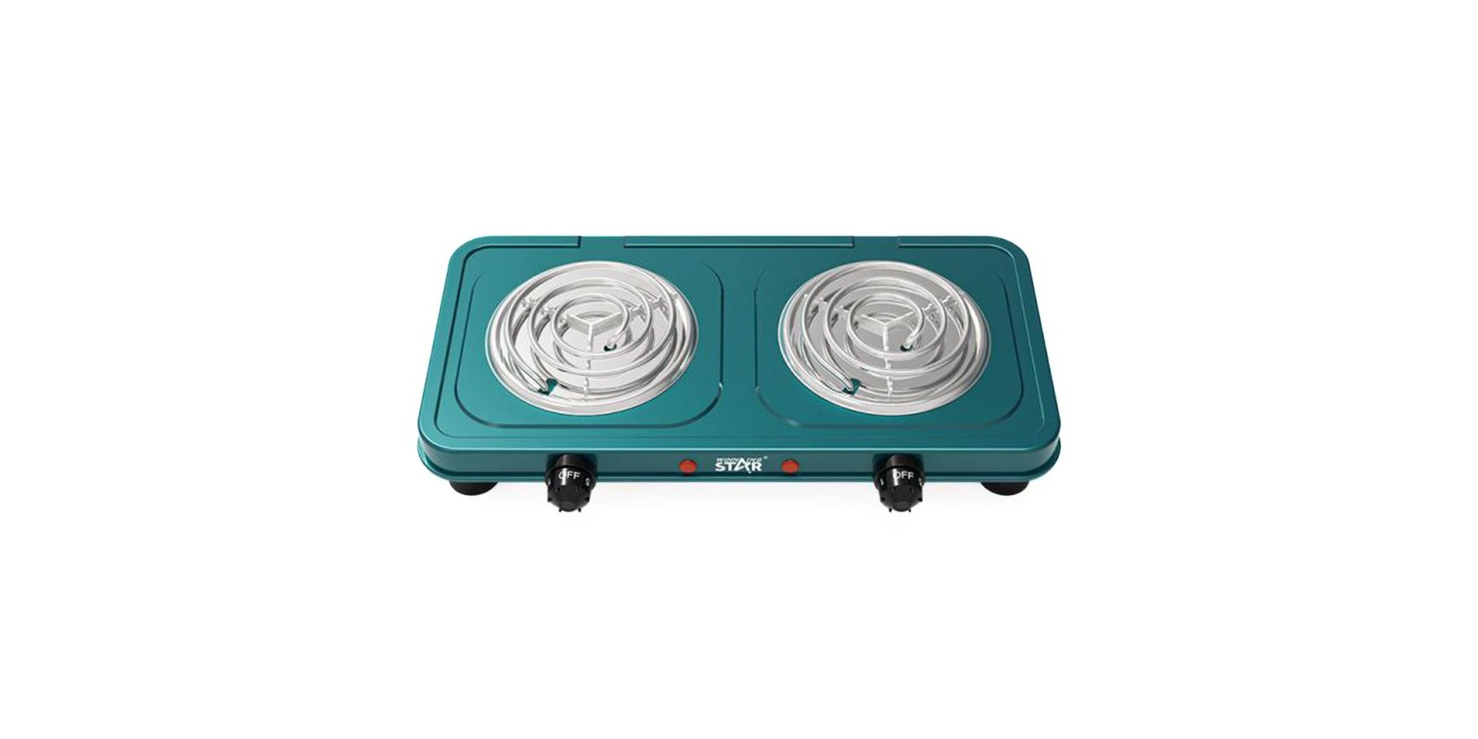 Winning Star ST-9639 Double 1000+1000W Green Hot Plate