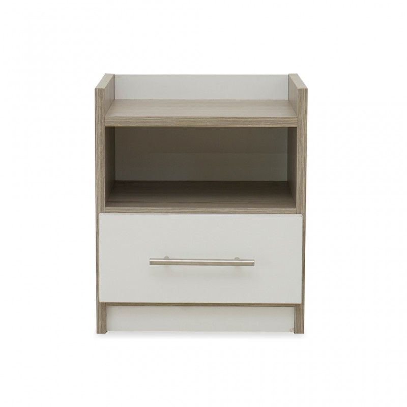 Latonia Night Table Swan & White Latonia Night Table Swan & White