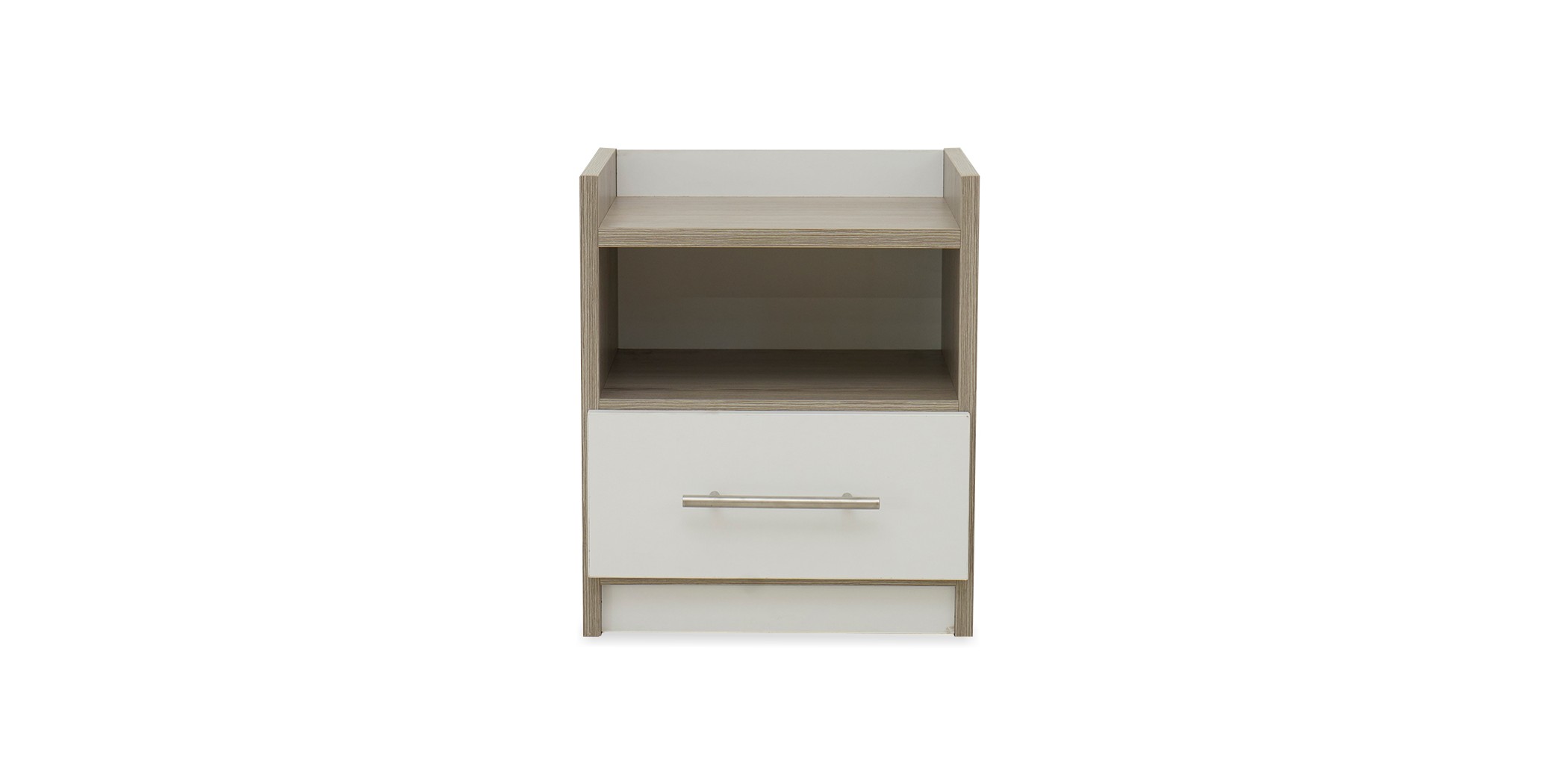 Latonia Night Table Swan & White