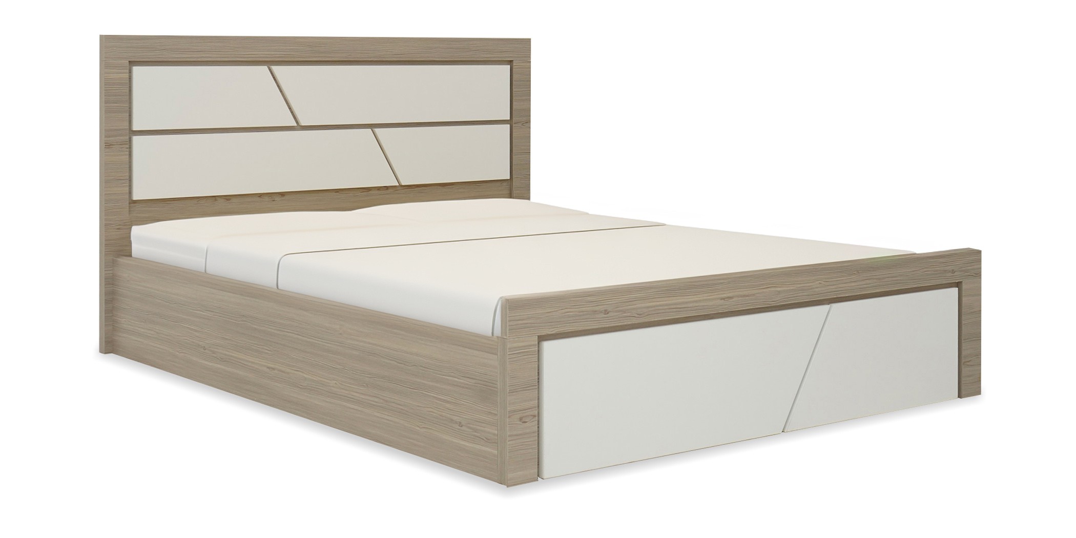 Latonia Bed 160x200 cm Swan & White