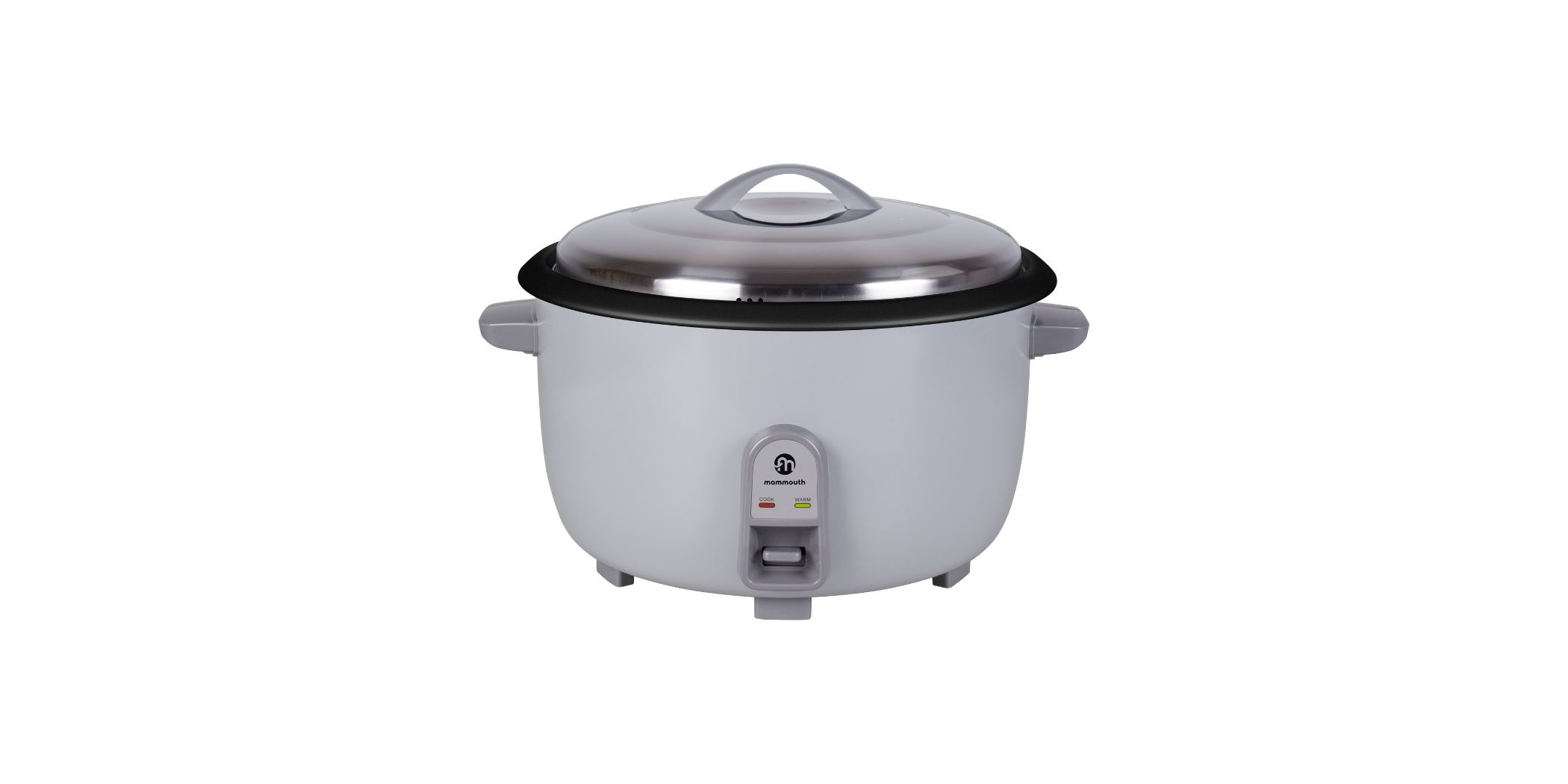 Mammouth MRC1200 12L Grey Rice Cooker With S/Steel Lid
