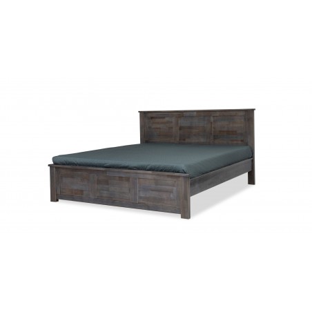 Napoleon Bed 180x200 cm Grey Rubberwood