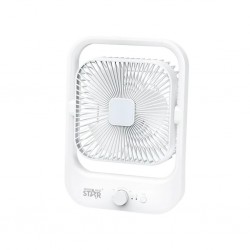 Winning Star ST-4045 LED Light Table Fan With USB Charging "O"