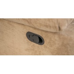 Sabella Recliner Sofa 3+2 Camel Col Fabric Sabella Recliner Sofa 3+2 Camel Col Fabric