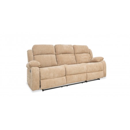 Sabella Recliner Sofa 3+2 Camel Col Fabric
