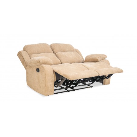 Sabella Recliner Sofa 3+2 Camel Col Fabric