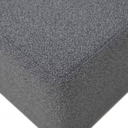 Picasso Ottoman in Plain D.Grey Col Fabric Picasso Ottoman in Plain D.Grey Col Fabric
