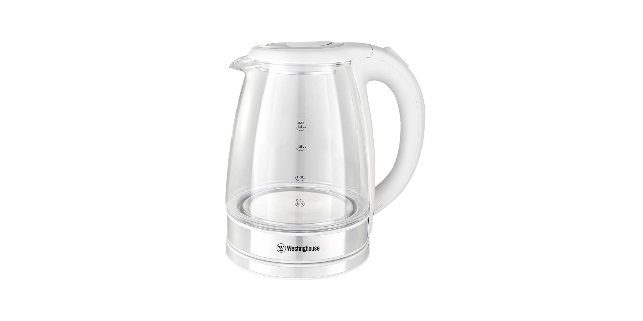Westinghouse WKWKKL21WH White Glass Kettle