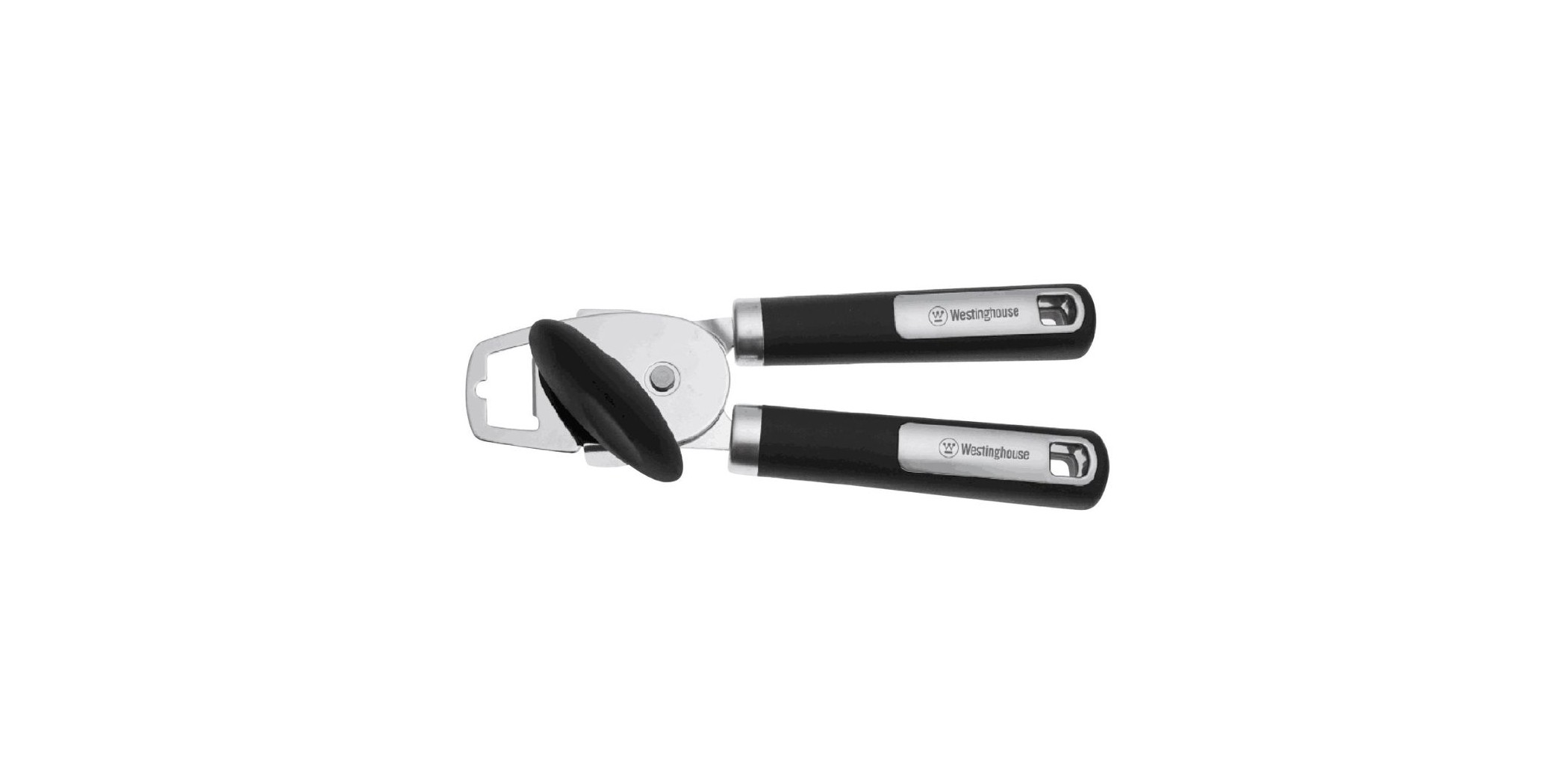 Westinghouse WCKG0081002 Can Opener With Black Soft Grip Handle