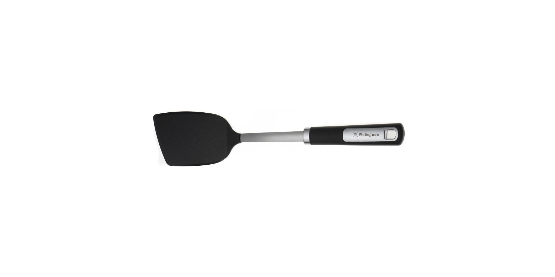 Westinghouse WCKT0081012 Nylon Cooking Turner With Black Soft Grip Handle
