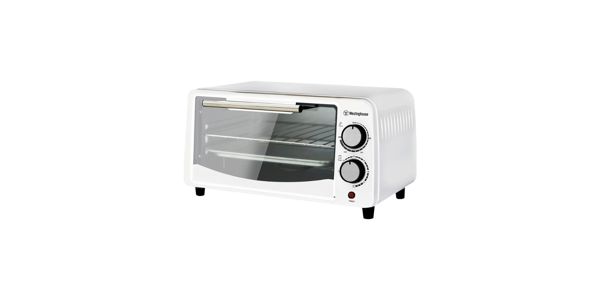 Westinghouse WKTOWY09WH White 9L Toaster Oven