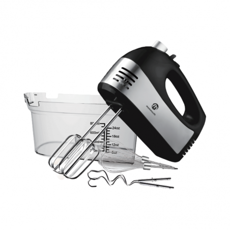 Mammouth MEB-J05 300W Hand Mixer With Beater, Dough, Hook, Egg Whisk & Storage Box