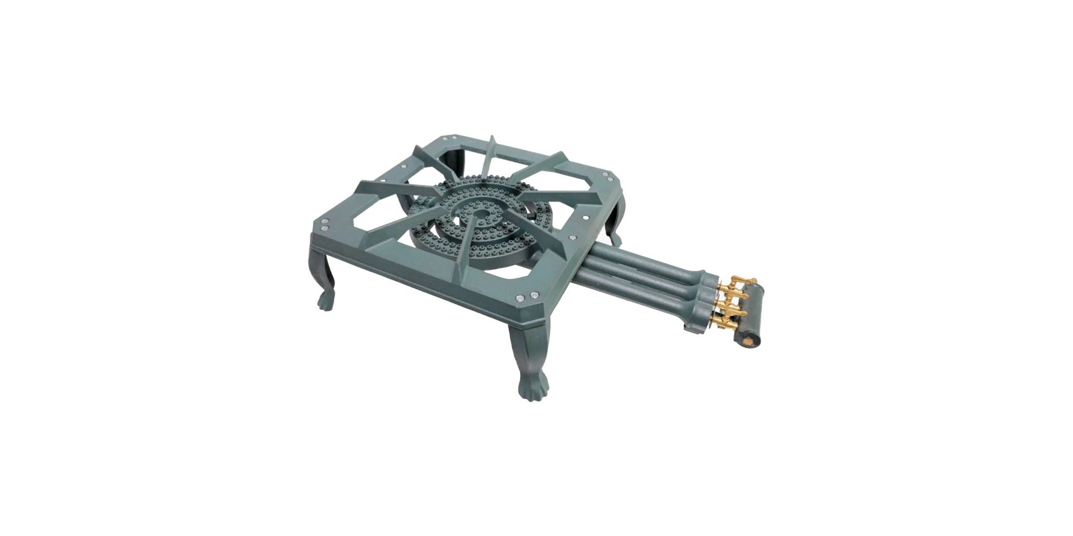 Konek KTM40 LPG Normal Pressure Cast Iron Burner Three Direct Pipes - Manual Operation "O"