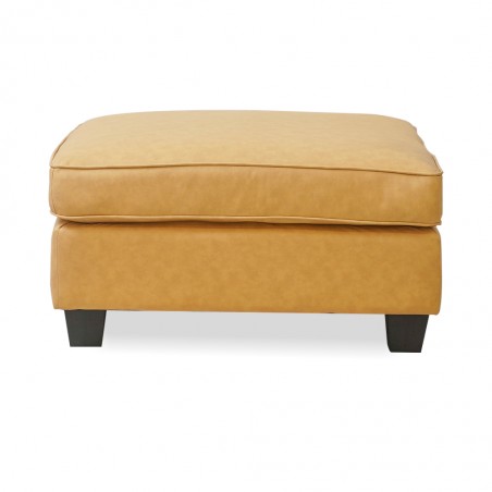 Bella Corner RHF Chaise+LHF 2Str+Otto Fabric Mustard Leather Gel