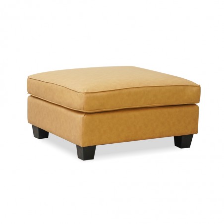Bella Corner RHF Chaise+LHF 2Str+Otto Fabric Mustard Leather Gel