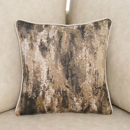 Bella Corner RHF Chaise+LHF 2Str+Otto Fabric Stone Leather Gel