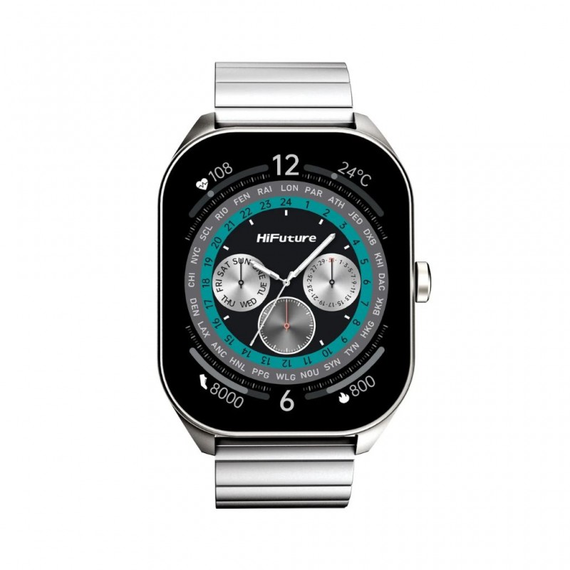 Hifuture Apex Smartwatch Silver Business Stainless Steel Hifuture Apex Smartwatch Silver Business Stainless Steel