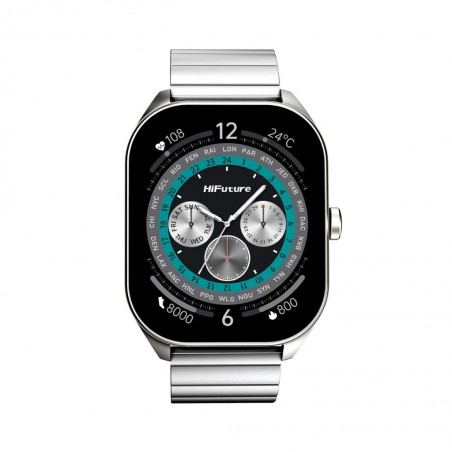 Hifuture Apex Smartwatch Silver Business Stainless Steel