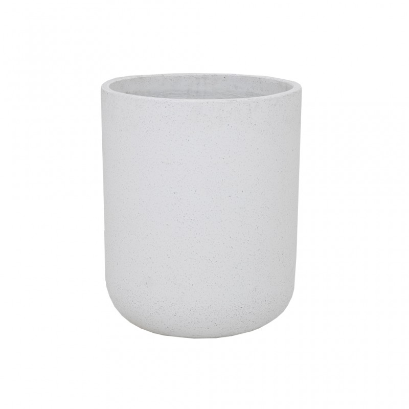 Ulu L Pot White Terrazzo Cement Ulu L Pot White Terrazzo Cement