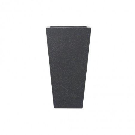 Data L Pot Black Terrazzo Cement