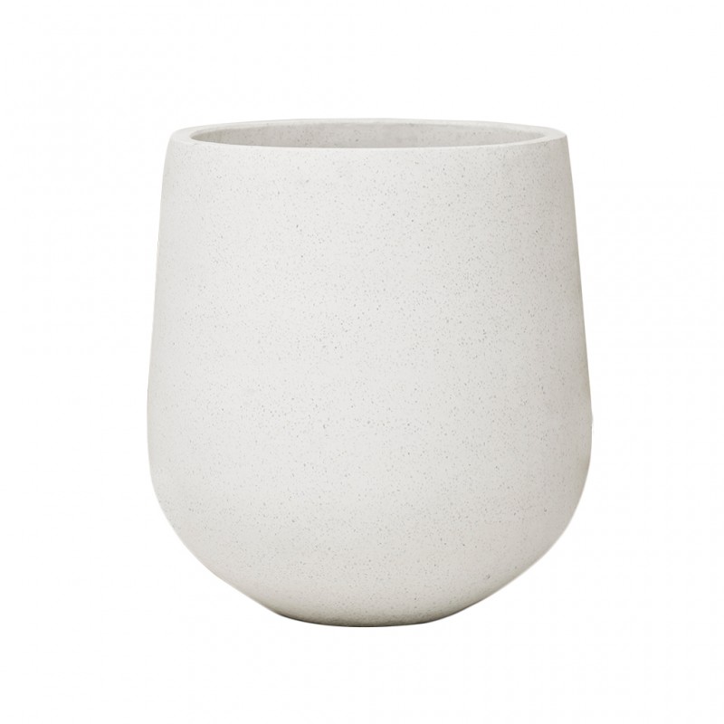 Buse Xl Pot White Terrazzo Cement Buse Xl Pot White Terrazzo Cement
