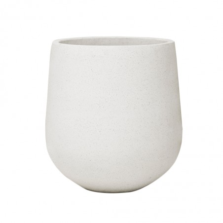 Buse Xl Pot White Terrazzo Cement