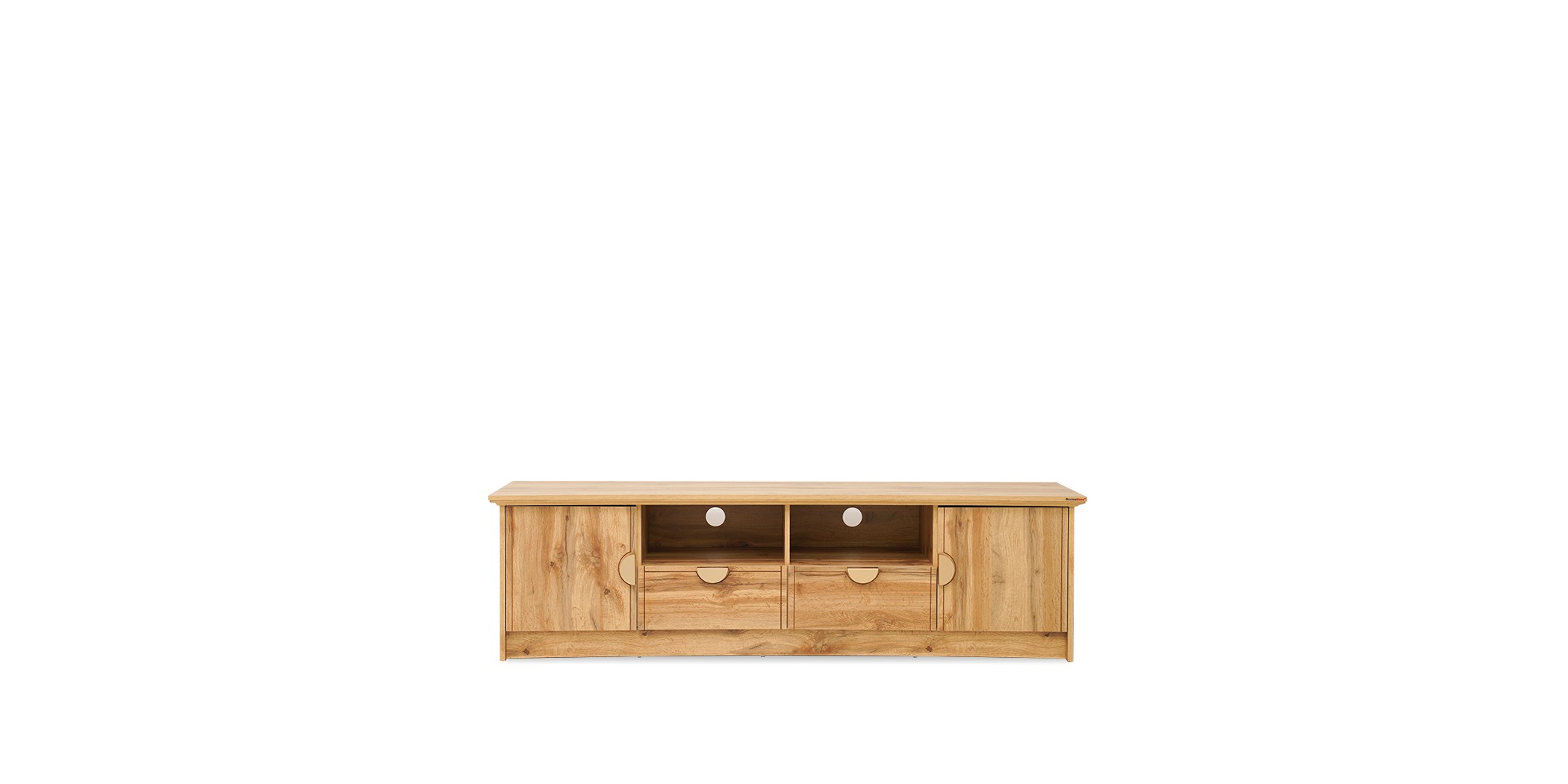 Ariena Low TV Cabinet Wotan Oak