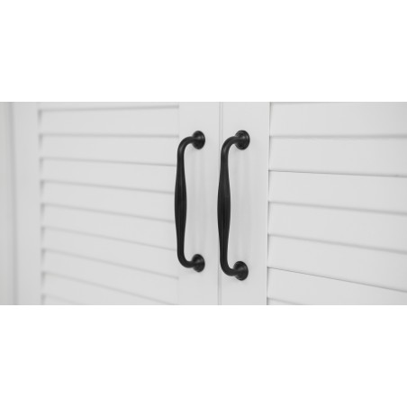 Brianna Bedroom Set 180x200 cm White & Marble Grey