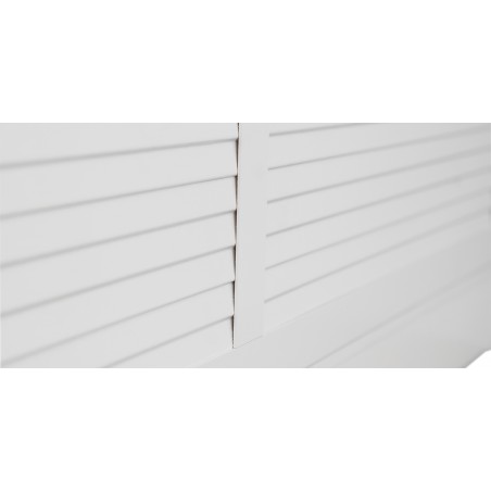 Brianna Bedroom Set 180x200 cm White & Marble Grey