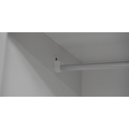 Brianna Bedroom Set 180x200 cm White & Marble Grey