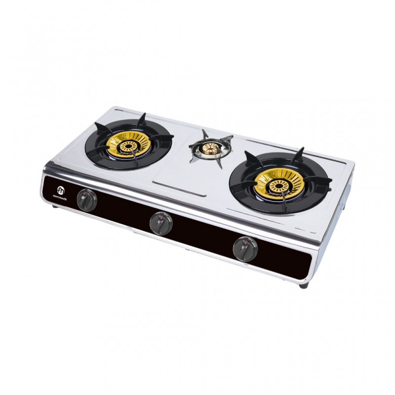Mammouth MMGC9328 Stainless Steel 3 Burner Gas Mammouth MMGC9328 Stainless Steel 3 Burner Gas
