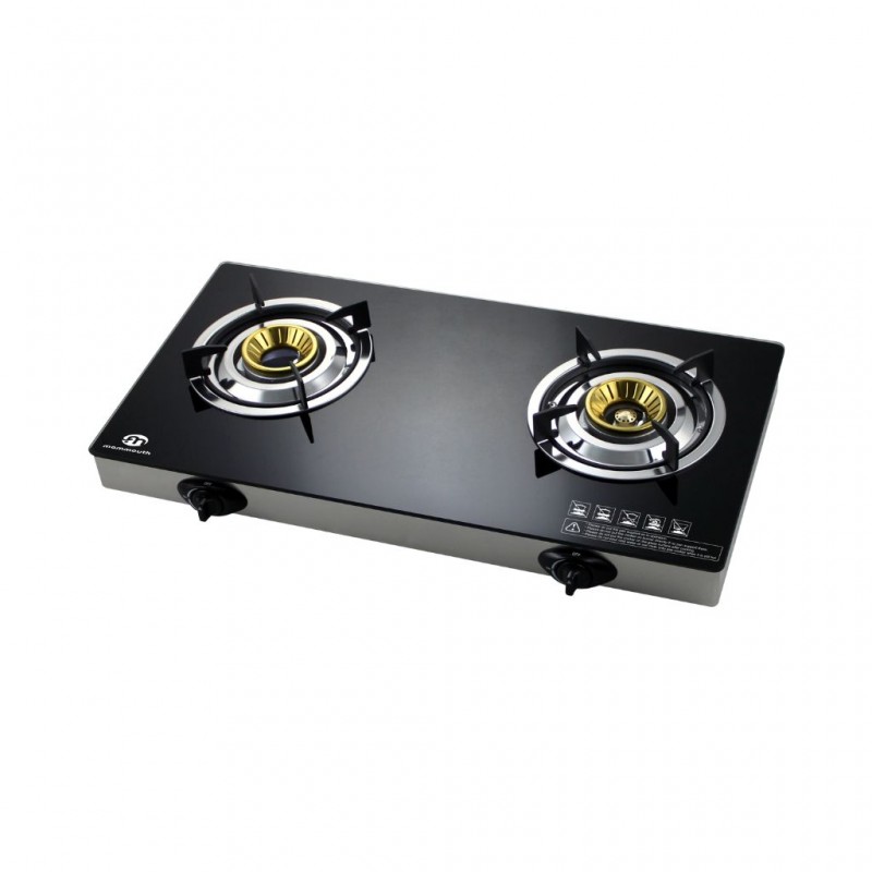 Mammouth MMGC9208G Slim Glass Top Double Burner Mammouth MMGC9208G Slim Glass Top Double Burner